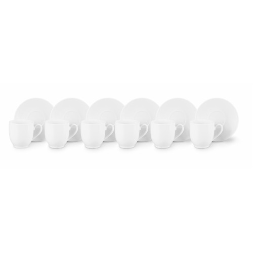 Сет чаши за еспресо 6 бр.  EXCELSA SIMPLE WHITE