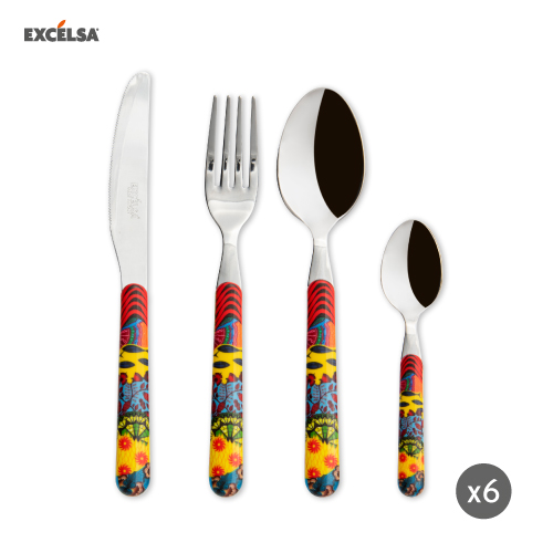 Прибори за хранене EXCELSA AFRIKA 24 части