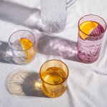 Сет чаши 4 бр. - пластмаса S&P COSTA 650 мл., розов