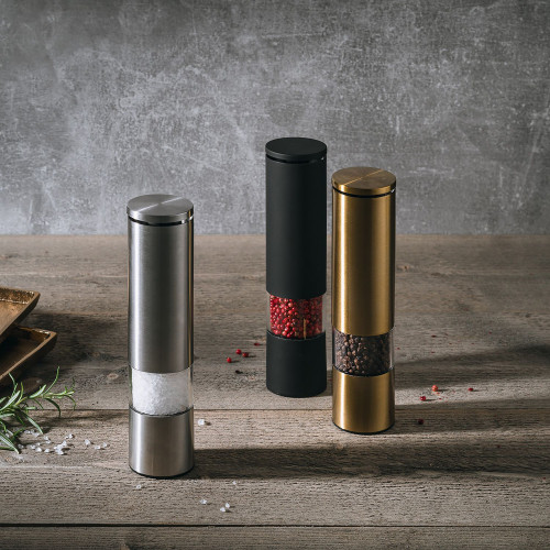 Мелница за сол или пипер S&P SPICE, черен