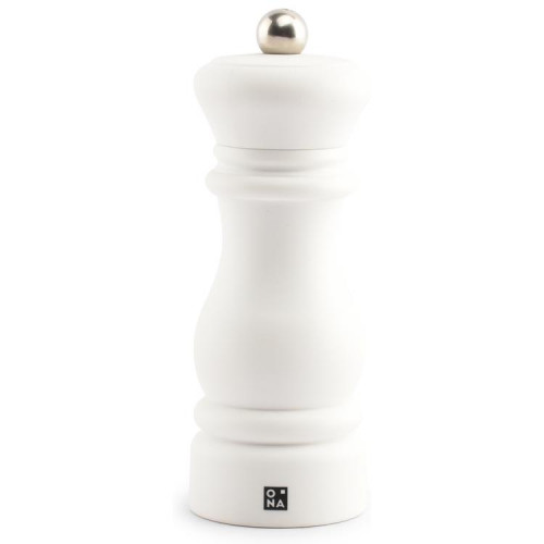 Мелница за сол или пипер ONA PEPE 14 см., бял