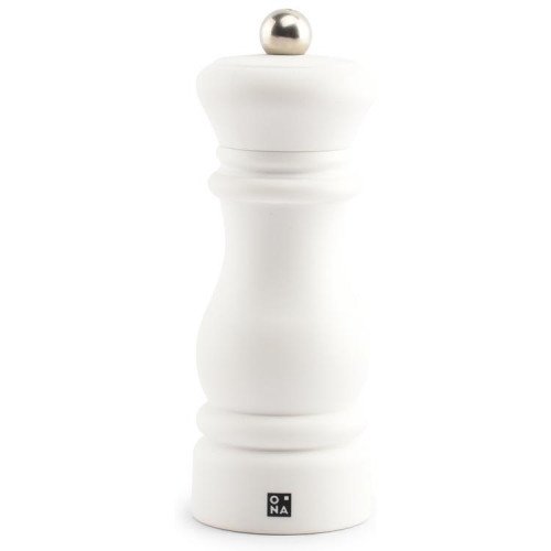 Мелница за сол или пипер ONA PEPE 14 см., бял