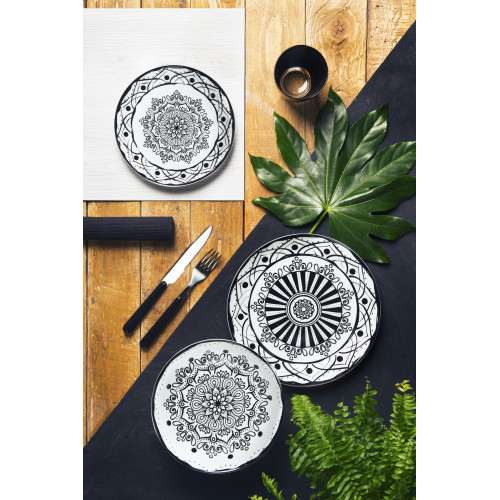 Подложка за хранене EXCELSA COTTON 43х30 см., черен