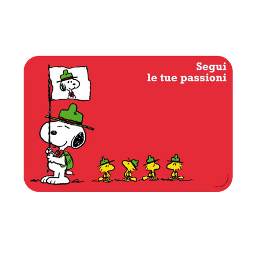 Подложка за хранене EXCELSA PEANUTS, червен