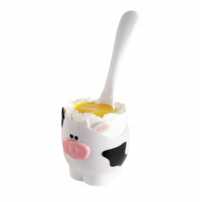 Чаша с лъжица за яйце EXCELSA JOIE - MSC, крава