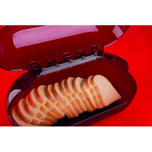 Кутия за хляб EXCELSA BREAD BOX, червен