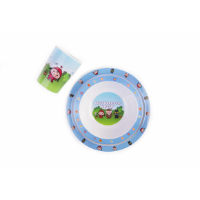 Детски сет за хранене 3 части EXCELSA LE FIABE, червената шапчица