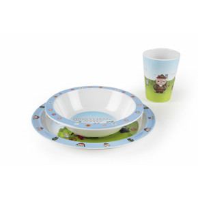 Детски сет за хранене 3 части EXCELSA LE FIABE, червената шапчица