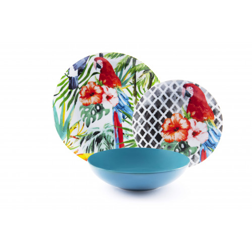 Сет чинии за хранене 18 части EXCELSA TROPICAL CHIC