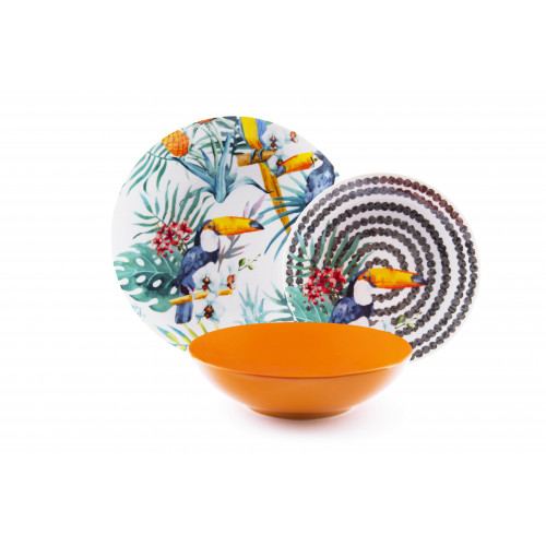 Сет чинии за хранене 18 части EXCELSA TROPICAL CHIC