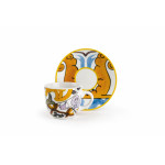 Сет чаши с чинии за еспресо 6 бр. EXCELSA LISBONA 100 мл.