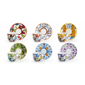 Сет чаши с чинии за еспресо 6 бр. EXCELSA LISBONA 100 мл.