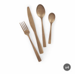 Прибори за хранене 16 части EXCELSA SHADOW, розов