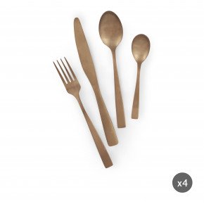 Прибори за хранене 16 части EXCELSA SHADOW, розов