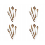 Прибори за хранене 16 части EXCELSA SHADOW, розов