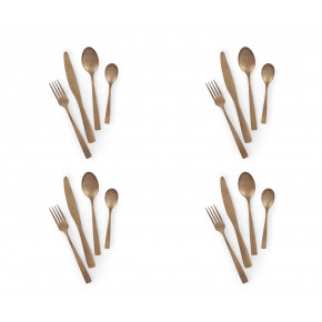 Прибори за хранене 16 части EXCELSA SHADOW, розов