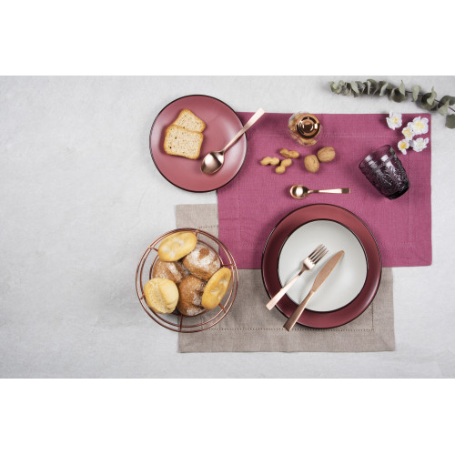 Прибори за хранене 16 части EXCELSA SHADOW, розов