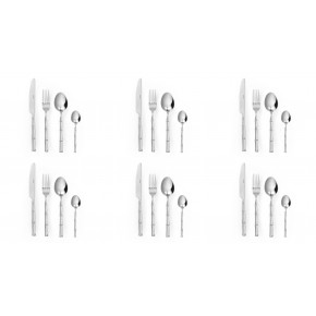 Прибори за хранене 24 части EXCELSA BAMBU, сребрист