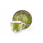 Сет чаши с чинии за еспресо 6 бр. EXCELSA FOLIAGE 100 мл.