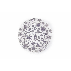 Чиния EXCELSA PLATINUM 33 см., сребрист