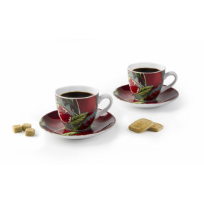 Сет чаши с чинии за еспресо 6 бр. EXCELSA GRANADA 100 мл.