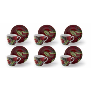 Сет чаши с чинии за еспресо 6 бр. EXCELSA GRANADA 100 мл.