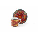 Сет чаши с чинии за еспресо 6 бр. EXCELSA TRINACRIA 70 мл.