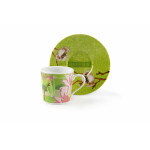 Сет чаши с чинии за еспресо 6 бр. EXCELSA FUJI 100 мл.