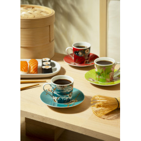 Сет чаши с чинии за еспресо 6 бр. EXCELSA FUJI 100 мл.