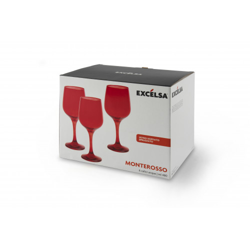 Чаши за вино или вода 6 бр. EXCELSA MONTEROSSO 480 мл.