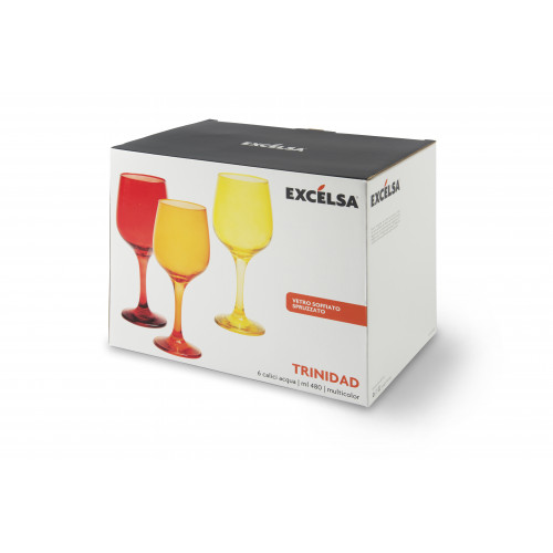 Чаши за вино 6 бр. EXCELSA TRINIDAD 480 мл.