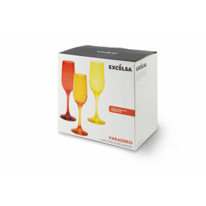 Чаши за пенливо вино 6 бр. EXCELSA VARADERO 250 мл.