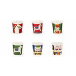 Сет чаши за кафе 6 бр. EXCELSA VINTAGE CHRISTMAS