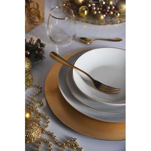 Чиния EXCELSA GOLD 33 см.