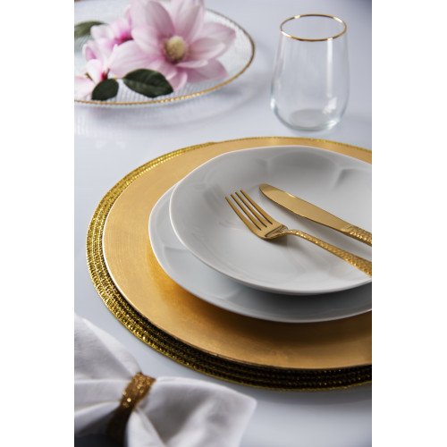 Чиния EXCELSA GOLD 33 см.