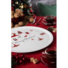 Покривка EXCELSA PANAMA COLOR 180x140 см., червен