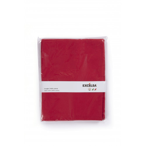 Покривка EXCELSA PANAMA COLOR 180x140 см., червен