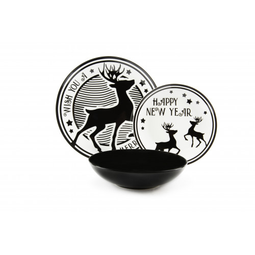 Сет чинии за хранене 18 части EXCELSA CHRISTMAS STAMP