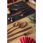 Прибори за хранене 24 части EXCELSA BAMBU, розово злато