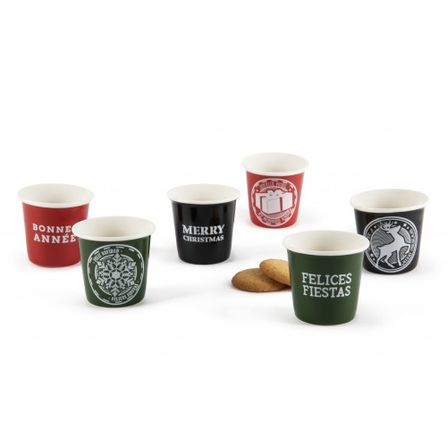 Сет чаши за кафе 6 бр. EXCELSA CHRISTMAS STAMP