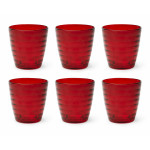 Сет чаши 6 бр. EXCELSA PORTO CERVO 270 мл., червен