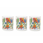 Сет чаши 3 бр. EXCELSA MEXICAN FLOWERS 250 мл.