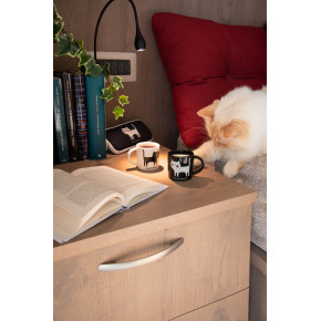 Чаша EXCELSA BLANCHE&NOIR 100 мл., бял