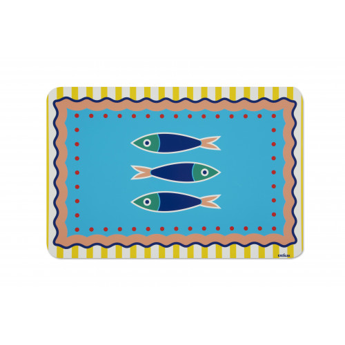 Подложка за хранене EXCELSA CORFU 43,5x29 см., риби