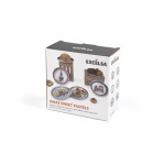 Сет десертни чинии EXCELSA XMAS SWEET PASTELS 15 см.