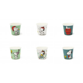 Сет чаши за кафе 6 бр. EXCELSA PEANUTS SHINY AND BRIGHT