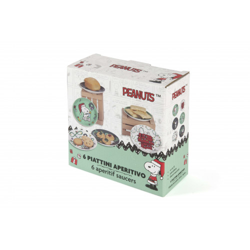 Сет десертни чинии EXCELSA PEANUTS SHINY AND BRIGHT 15 см.