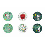 Сет десертни чинии EXCELSA PEANUTS SHINY AND BRIGHT 15 см.