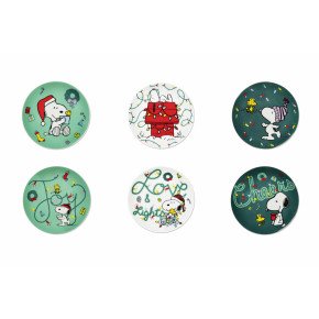 Сет десертни чинии EXCELSA PEANUTS SHINY AND BRIGHT 15 см.