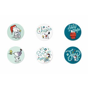 Сет подложки за чаши EXCELSA PEANUTS SHINY AND BRIGHT 10,5 см.